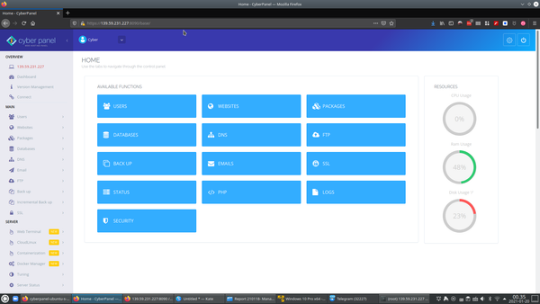 Mengatasi 'Blank White Screen' di CyberPanel phpmyadmin